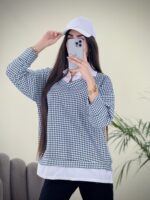 شومیز یقه دار پیچازیsh  (A) (پک 7 عددی ) (کرم دوبل) - شناسه 00214023 - Image 6