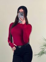 بادی کبریتی یقه سه سانت آستین فینگردار(پک 5 عددی) -sh- شناسه : 00201024 - Image 2