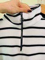 دورس تو کرک نیم زیپ پینترستی ( مشکی دوبل ) - (پک 3 عددی ) -sh- شناسه : 00210063 - Image 6