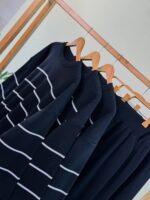 ست بافت پینترستی یقه گرد تک مشکی AS  ( پک 2 عددی ) - شناسه 00211085 - Image 3