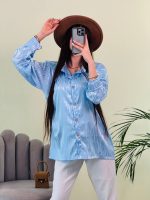شومیز ساتن طرح دار عیدانه sb ( پک 6 عددی ) - شناسه 00214051 - Image 2