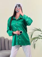 شومیز ساتن طرح دار عیدانه sb ( پک 6 عددی ) - شناسه 00214051 - Image 5