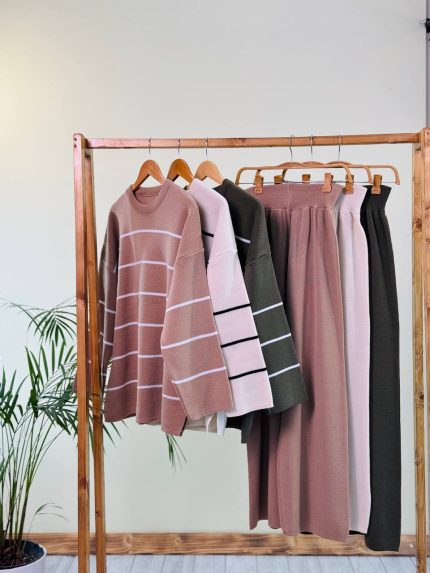 ست بافت پینترستی یقه گرد (پک 3 عددی) -AS-شناسه: 00211085