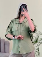 شومیز دوجیب پاگون دار ( پک 5 عددی ) -sh - شناسه 00214056 - Image 9