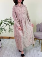 پیراهن بلند شانتون گل گچی عیدانه ( پک 5 عددی )- mr- شناسه 00206017 - Image 5
