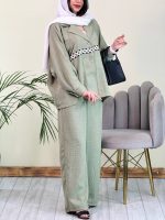 ست شومیز وشلوار مکرومه دوزی ( پک 5 عددی ) - PZ - شناسه 00211099 - Image 7