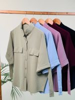 شومیز دوجیب پاگون دار ( پک 5 عددی ) -sh - شناسه 00214056 - Image 4