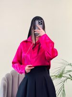 شومیز ساتن ساده رنگی ( پک 7 عددی ) - sh شناسه 00214052 - Image 15