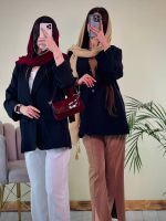 کت مازراتی یقه آرشال سه سایز تک رنگ مشکی ( پک 3 عددی ) - sh - شناسه 00209018 - Image 11