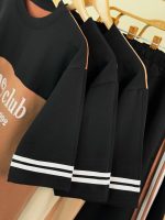 ست تیشرت لانگ وشلوار بگ دوتیکه FITNESS CLUP ( پک 3 عددی ) ( کرم دوبل )  - RN-  شناسه00211003 - Image 12