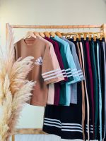 ست تیشرت لانگ وشلوار بگ adidas  (پک 6 عددی ) -RN- شناسه 00211010