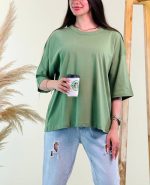 تیشرت باکسی دخترونه کدA  ( پک 6 عددی ) -SF- شناسه 00208007 - Image 2