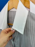 شومیز راه راه جلو گره کد i( پک 4 عددی ) -sh- شناسه 00214004 - Image 6