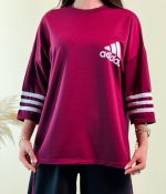 ست تیشرت لانگ وشلوار بگ adidas  (پک 6 عددی ) -RN- شناسه 00211010 - Image 3