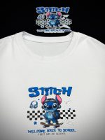 کراپ باکسی قواره دار سفید و مشکی STITCH(پک 2 عددی ) -BSR- شناسه 00216002 - Image 12