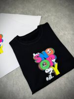 کراپ باکسی قواره دار سفید و مشکی SNOOPY(پک 2 عددی ) -BSR- شناسه 00216002 - Image 3