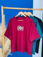 تیشرت باکسی قواره دار بابونه پلنگی ( پک 3 عددی ) - SF - شناسه 00208035 - Image 8