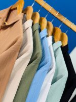 شومیز اطلسی تک جیب ( پک 7 عددی ) - SB - شناسه 00214032 - Image 8