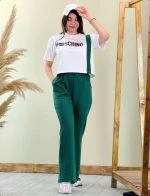 ست کراپ وشلوار بوتکات MOSCHINO  ( پک 3 عددی ) -RN- شناسه 00211005 - Image 2