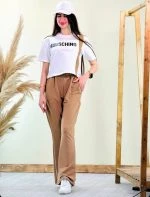 ست کراپ وشلوار بوتکات MOSCHINO  ( پک 3 عددی ) -RN- شناسه 00211005 - Image 3