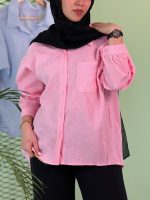 شومیز السا پاستلی ( پک 8 عددی ) ( صورتی دوبل ) -SH- شناسه 00214019 - Image 2