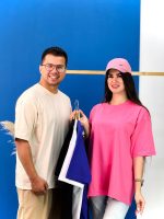 تیشرت پنبه باکسی ساده رنگی ( پک B ) - ( پک 5 عددی ) - GL - شناسه 00208038