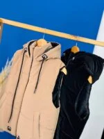 پافر کلاه دار پایین گت ( پک 3 عددی ) - ( کرم - مشکی دوبل ) - SB - شناسه 00204003 - Image 4