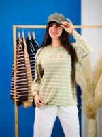 بلوز دورس پنبه دو نخ رینگری NOW  ( پک 5 عددی ) - SON - شناسه 00203010 - Image 4
