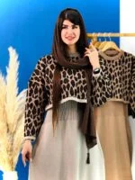 ست بافت دو تیکه پلنگی ( پک 6 عددی ) - HDR - شناسه 00211030 - Image 13