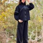 ست مازراتی مغزی دوزی مشکی (محصول تک) - VN - شناسه 00211039