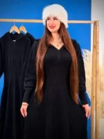 بافت ساعت شنی نیم زیپ کلاهدار تک مشکی ( پک 4 عددی ) - HDR - شناسه 00202005 - Image 6