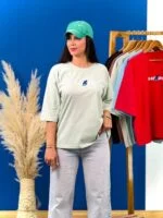 تیشرت پنبه باکسی hope پاستیلی ( پک 8 عددی ) - ( نسکافه ای دوبل ) - ST - شناسه 00208056 - Image 5