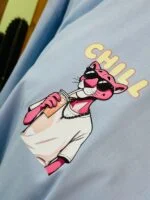 تیشرت پنبه نودی پلنگ صورتی Chill ( پک 4 عددی ) – GL – شناسه 00208054 - تصویر 9