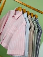شومیز راه راه تک جیب لینن زارا ( پک 5 عددی ) - Sb - شناسه 00214045 - Image 20