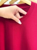 تیشرت پنبه باکسی ساده رنگی ( کرم دوبل ) - ( پک A ) - ( پک 6 عددی ) - GL - شناسه 00208038 - تصویر 8