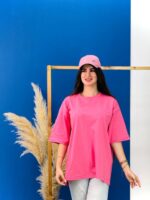 تیشرت پنبه باکسی ساده رنگی ( سفید دوبل ) - ( پک B ) - ( پک 6 عددی ) - GL - شناسه 00208038 - Image 7