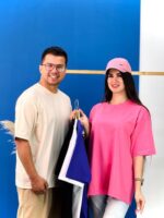 تیشرت پنبه باکسی ساده رنگی ( سفید دوبل ) - ( پک B ) - ( پک 6 عددی ) - GL - شناسه 00208038