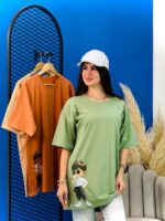 تیشرت لانگ پسربچه ( پک 8 عددی ) - ( مشکی دوبل ) - KR - شناسه 00208044
