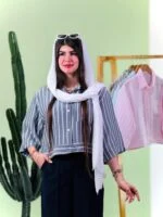 شومیز راه راه تک جیب لینن زارا ( پک 3 عددی ) - Sb - شناسه 00214045 - Image 6