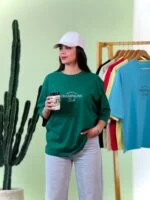 تیشرت پنبه باکسی رنگی Champagne ( پک 5 عددی ) - Son - شناسه 00208066 - Image 5