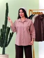 شومیز بیسیک لینن ( پک A ) - ( پک 5 عددی ) - Slr - شناسه 00214051