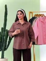 شومیز بیسیک لینن ( پک A ) - ( پک 6 عددی ) - Slr - شناسه 00214051 - Image 5