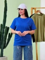 تیشرت بیسیک سایز استاندارد رنگی ( پک 4 عددی ) - ( سدری دوبل ) - RT - شناسه 00208059 - تصویر 2