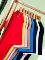 تیشرت بیسیک پنبه رنگی 3XL ( پک 8 عددی ) - GL - شناسه 00208053 - تصویر 11