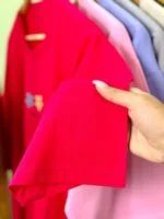 تیشرت پنبه باکسی سه گل ( پک 10 عددی ) – St – شناسه 00208056 - تصویر 13