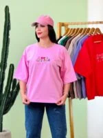 تیشرت پنبه باکسی Cat Mom ( پک 10 عددی ) – St – شناسه 00208056