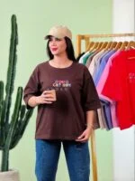 تیشرت پنبه باکسی Cat Mom ( پک 10 عددی ) – St – شناسه 00208056 - تصویر 5