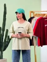 تیشرت پنبه باکسی Good Vibes ( پک 8 عددی ) - Son - شناسه 00208072