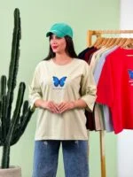 تیشرت پنبه باکسی پروانه ( پک 8 عددی ) - Son - شناسه 00208072 - تصویر 3