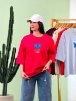 تیشرت پنبه باکسی پروانه ( پک 8 عددی ) - Son - شناسه 00208072